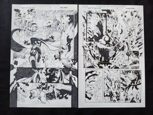 Campana, Eaton & Poggi - 2 Original page - What If?, Moon Knight