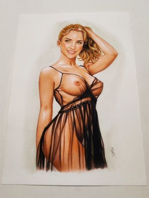 Ringenbach, Sabrina - Illustration originale - Pin Up - 2026 | Catawiki