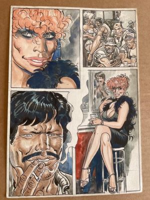 Malik (Tai, William) - 1 Original colour page - Archie Cash | Catawiki