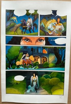 Reculé, Henri - 1 Original colour page - Les Immortels - La Volonté du mal - 2001 | Catawiki