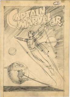 Raboy, Mac - CAPTAIN MARVEL JR. (1942-53) #31 Cover Prelim | ComicConnect