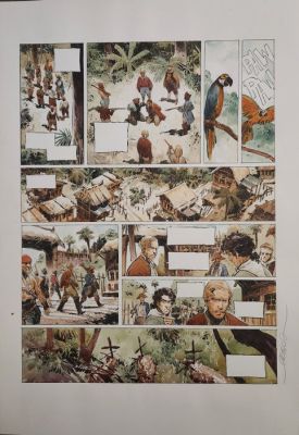 Grella, Paolo - 1 Original colour page - Libertalia | Catawiki