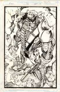 Texeira, Mark - X-MEN (1991-2012) #10 Splash Page | ComicConnect