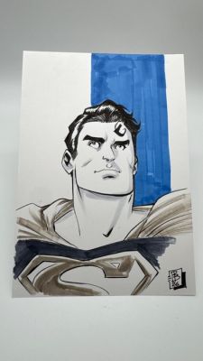 David Baldeon - 1 Pencil drawing - Superman - Superman | Catawiki