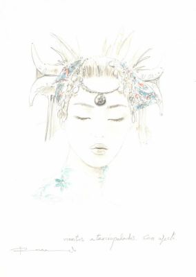 Luis Royo | Illustration originale | Daniel Maghen