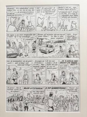 Pom (Jozef Van Hove) - 1 Original page - Piet Pienter en Bert Bibber - De dubbel-koolzure soda-bom | Catawiki