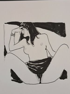 Altuna, Horacio - 1 Original drawing - "Pensieri solitari" | Catawiki