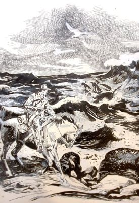 Muzzi, Virgilio - 1 Original drawing - Tex Willer - Senza titolo | Catawiki