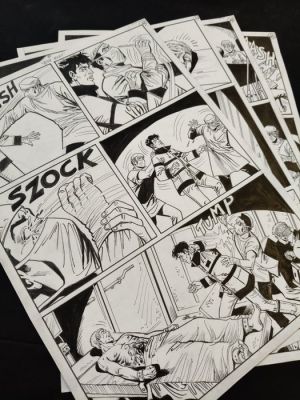 Montanari, Giuseppe & Grassani, Ernesto - 4 Original page - Dylan Dog - Box Boat | Catawiki