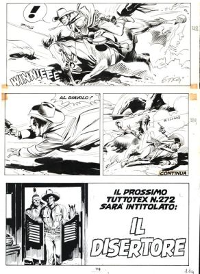 Ticci, Giovanni - 1 Original page - Tex #271 - "Bandoleros!" - 1983 | Catawiki