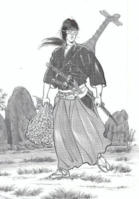 Toshiya Masaoka & Kazuo Koike - 1 Original cover - Yashajin Tōge - Samurai Manga | Lone Wolf and Cub | Lady Snowblood - 1977 | Catawiki