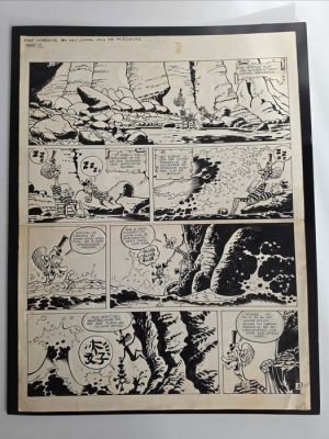 Gideon Brugman - 1 Original page - Ambrosius - Prof. Ambrosius en het Spook van de Murdocks | Catawiki