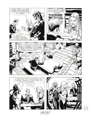 Bonazzi, Germano - 3 Original page - Nathan Never Gigante #5 - "Nemo" - 2000 | Catawiki
