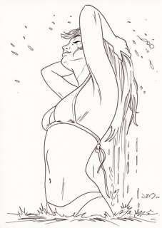 Jim (Terrasson, Thierry) | Original illustration  - Marie  - Een nacht in Rome | Catawiki