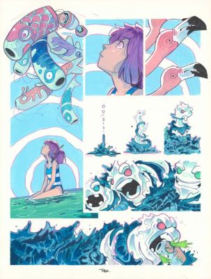Davide Tosello | Planche originale n°128 - Maison Croa Croa | Daniel Maghen