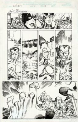 Larsen, Erik - DEFENDERS, THE (2001-02) #10 Interior Page | ComicConnect (Buy It Now)