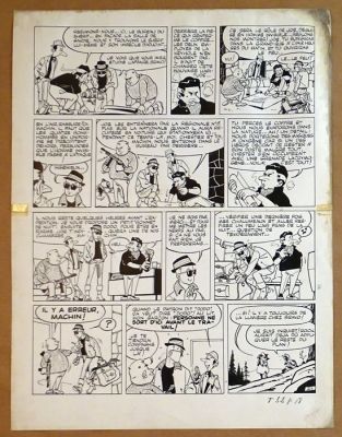 Greg - 1 Original page - Rock Derby - Défi de l’invisible planche 21 | Catawiki