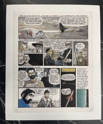 Bruno Marchand – La Guerre éternelle - 1 planche originale couleur