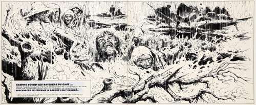 Vance | Ramiro, double page d’ouverture (pages 8 et 9) à… | Millon