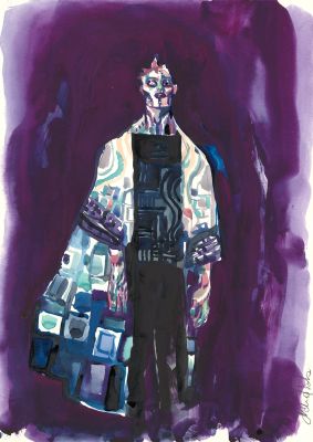 David Sala | Frankenstein - Illustration originale | Daniel Maghen