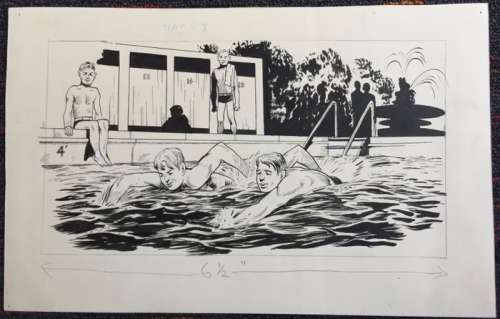 Lawrence, Don | Original cover art  - Dolphin  - (May 1954) | Catawiki