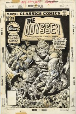 Chan, Ernie - MARVEL CLASSICS COMICS (1976-79) #18 Cover | ComicConnect