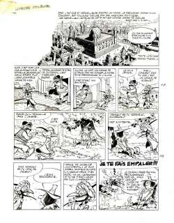 JeanÂ TABARY - Planche originale 1 de IZNOGOUD Tome 2 - Les complots d‘Iznogoud, épisode