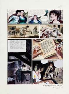 Follet | Terreur, planche n°17 à la gouache et à… | Millon