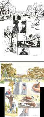 Xavier BESSE - Planche originale 36 de LAOWAI Tome 1. La guerre de l‘opium