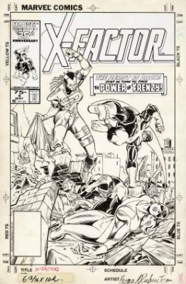 Frenz, Ron - X-FACTOR #4 Cover | ComicConnect