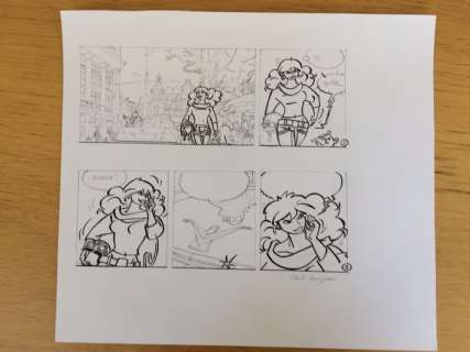 Kuijpers, Henk | Schetsen  - Opzet dagstrip  - (1992) | Catawiki