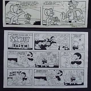 Various artists - 2x original plates  - Barney Google + Tom & Jerry