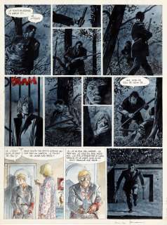 Hermann | Lune de guerre, planche n°39 à la mine de plomb… | Millon