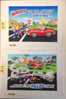 John Pound | Gruesome Greetings Original Artwork From Topps Chewing Gum 1992 | ComicArtFans Classifieds