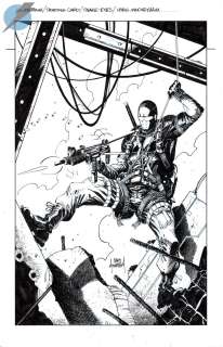 Chris Mooneyham - G.I. Joe Issue Snake Eyes Page Trading Card Art
