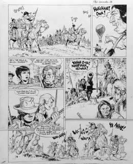HERMANN  - Comanche  - Planche 36 de l’album Furie Rebelle édité au Lombard en 1976 [...] | Vermot et Associés