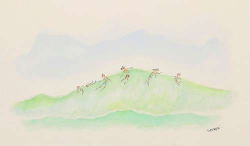 Sempé | Enfances, illustration à l’encre de Chine et à… | Millon