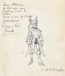 Funcken | Chevalier Blanc 1 (1’, dos toilé rouge, 1956,… | Millon