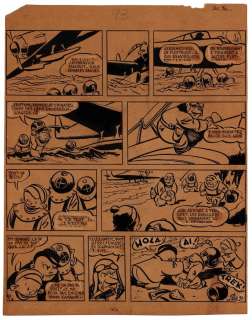 Sirius | Caramel et Romulus, planche n°93 à l’encre de… | AZ auction