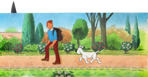 Belvision | Tintin, cellos à l’encre de Chine et à la… | AZ auction