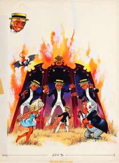 Dany - Lot 295 - Olivier Rameau, illustration à l‘encre de Chine,…