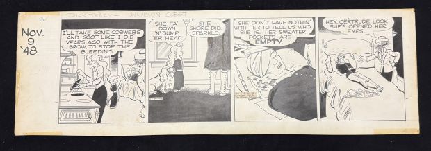 Dick Tracy Comic Strip Original Art | DTA Collectibles