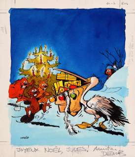 Derib | Yakari, illustration à l’encre de Chine et à… | AZ auction