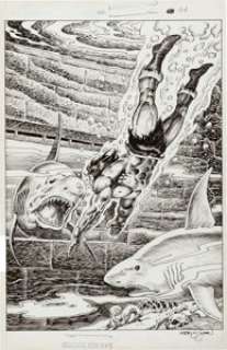 Ernie Chan The Savage Sword of Conan #122 Page 54 Original Art (Marvel, 1986) | Heritage