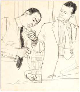 Austin Briggs TV Guide Advertising Illustration Original Art (c. 1960s). Drawn for Briggs’ award winning series - | Heritage