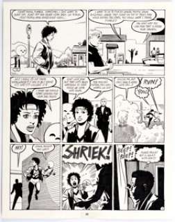 Jaime Hernandez Love and Rockets #9 Story Page 7 Original Art (Fantagraphics, 1984). One of the most - | Heritage
