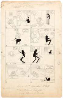 Gus Mager Oily John the Detective Sunday Comic Strip Original Art (Hearst Newspapers, 1905). Oily John - | Heritage