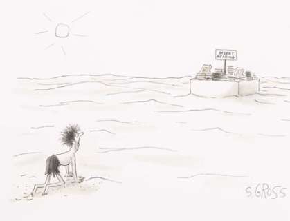 Sam Gross - Gag Cartoon Original Art (c. 1970s). A mainstay of The New Yorker and National Lampoon, Gross - | Heritage