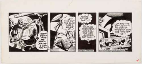 Russ Manning Star Wars Daily Comic Strip Original Art dated 8-9-79 (L.A. Times Syndicate, 1979). Young Luke - | Heritage