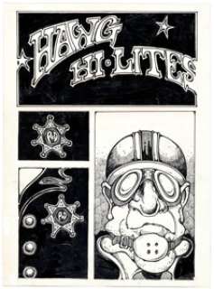 Greg Irons Yellow Dog V2#2 Complete 4-Page Story Original Art (The Print Mint Inc., 1969). Irons captures the - | Heritage